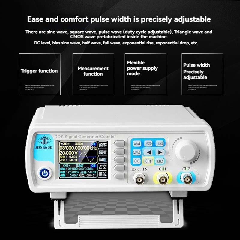 Dual Channel DDS Signal Genera - đánh giá và giá Dual Channel Arbitrary Waveform Function Generator 60Mhz