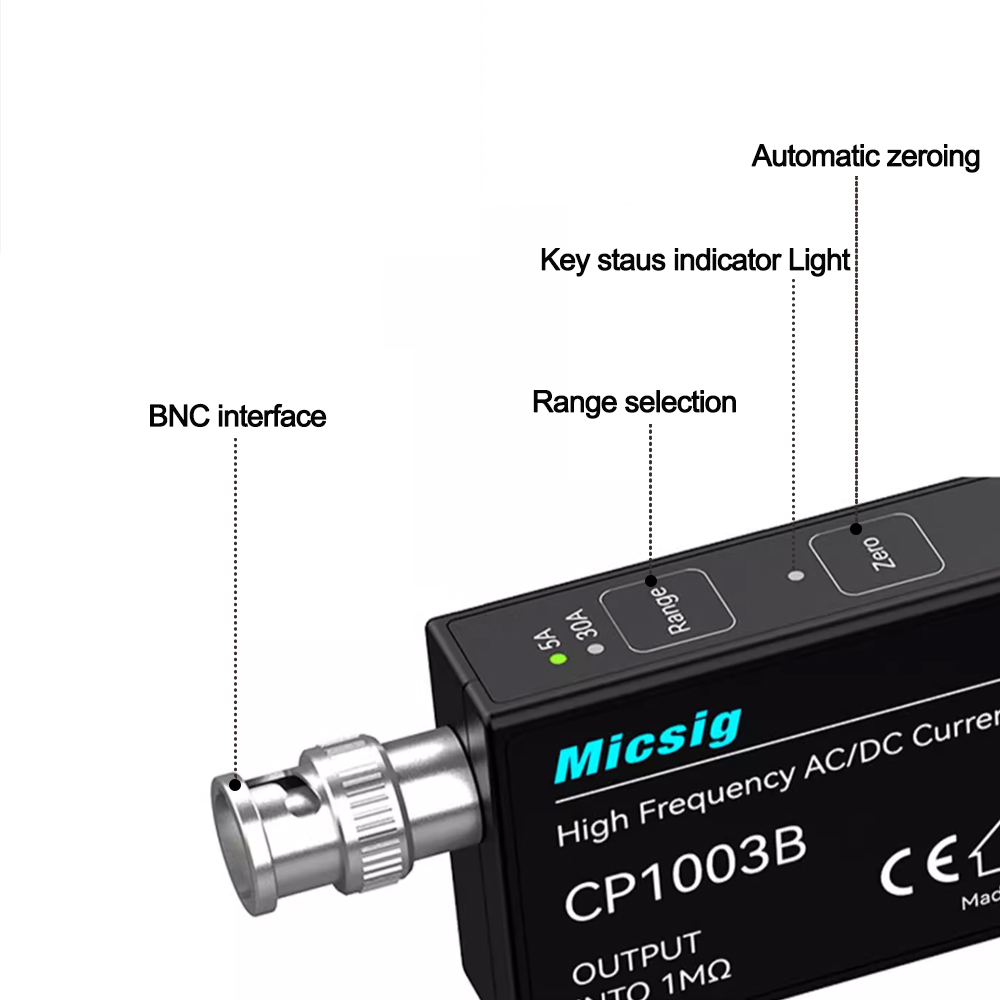 Micsig High Frequency AC/DC Cu - đánh giá và giá Current Probe Ac Dc 50Mhz Oscilloscope