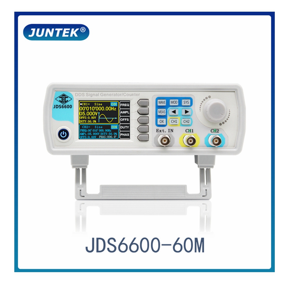 JDS6600 60MHz DDS Function Sig - đánh giá và giá Dual Channel Arbitrary Waveform Function Generator 60Mhz